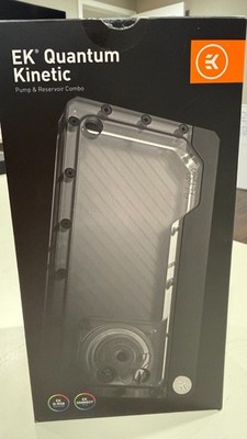 EKWB EK-Quantum Kinetic FLT 240 D-RGB Plexi Reservoir + Primochill Laing D5 Pump