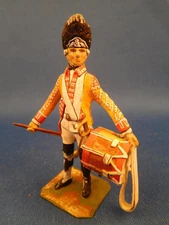 Stadden Drummer British 13th Foot Regiment 1777 - Vintage "Super" Studio Painted