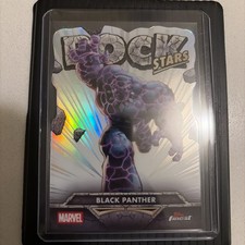 Black Panther #RS-01 2026 Topps Finest Fantastic Four ROCK STARS Die-Cut SSP