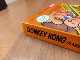 Nr MINTY BOX CIB Donkey Kong Classics complete in nes Collector lot CLEAN A+