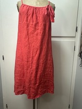 Marisa & Marie Women's Coral Tunic Dress. Sz. L