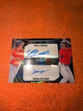 2023 Leaf Metal Roman Anthony Mikey Romero 6/6 Dual Black Autograph Red Sox 