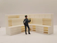 TOOL WORK COUNTER V2 3D PRINTED 1/24 SCALE MODEL