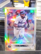 2022 Topps Chrome Update Series - Autographs Bryan De La Cruz #AC-BD (AU, RC)