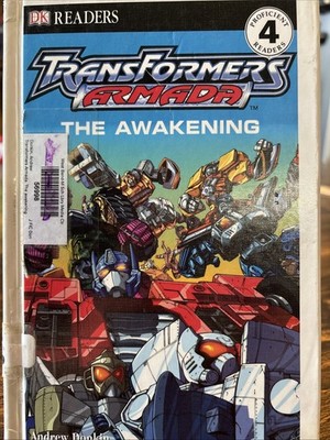 Transformers Armada : The Awakening by Andrew Donkin (2003, Library Binding HC)