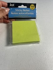 Stick On Notes 3"x 3" 250 Sticky Sheets 1 Pack Green