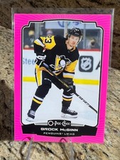 2022-23 O-Pee-Chee - Brock McGinn NEON PINK /75! Pittsburgh Penguins SSP