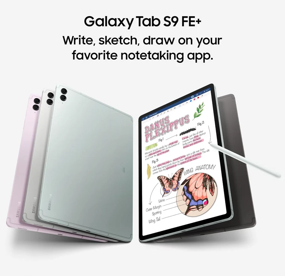 Samsung Galaxy Tab S9 FE+ Plus X610 - WIFI - 128GB - 12.4'' Tablet - BRAND NEW - Image 3 of 4