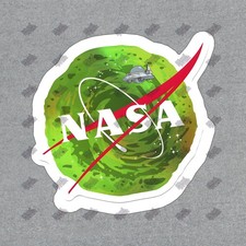 NASA Space Logo Vinyl Sticker Cool Decal for Laptops, Water Bottles, 294831