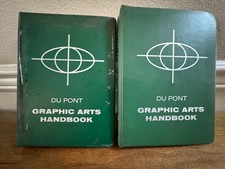 VINTAGE 1950'S DUPONT GRAPHIC ARTS HANDBOOK PHOTOGRAPHY TECHNIQUES VOL 1 AND 2