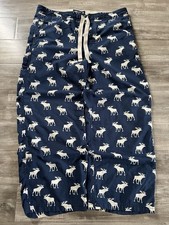 Vintage ABERCROMBIE FITCH AOP Moose Pajama Lounge Pants YOUTH SIZE XL