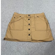 Abercrombie Fitch Womens Size XS Button Front Mini Skirt