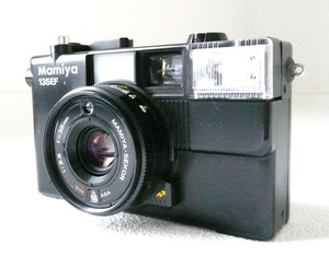 Mamiya Family 35mm SLR Film Camera with Sekor 48mm f/2.8 Lens & Case AS-IS V21