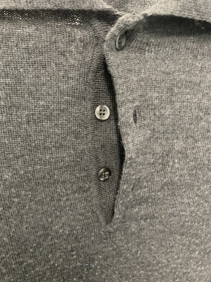 Marconi Men’s Merino Wool Blend Sweater Sz XL Dark Gray Made In Italy #7 - Image 3 of 4