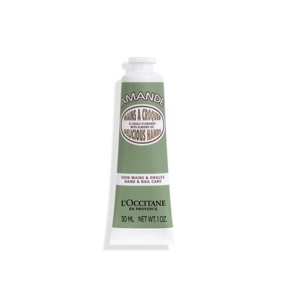 L'OCCITANE Almond Delicious Hand & Nail Cream: Soften 1 Ounce, Cranberry 