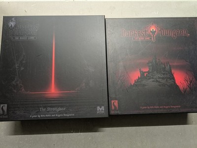 Darkest Dungeon Board Game + Strongbox FULLY PAINTED & SLEEVED