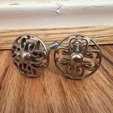2-Pack Vintage mid century cabinet pulls 1.25...