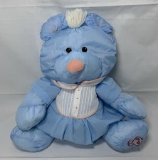 Vintage Puffalump Blue Bear Fisher Price Plush Toy 1986 Romper