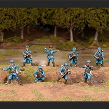 Wargames Atlantic Great War French Infantry SPRUE - x7 28mm WW1/WW2 Miniatures