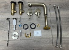 GROHE Concetto 8 in. Widespread 2-Handle Mid-Arc Bathroom Faucet Brushed Nickel