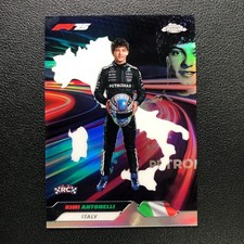 2025 Topps Chrome Formula 1 F1 Neon Nations SP Kimi Antonelli RC #NN-4