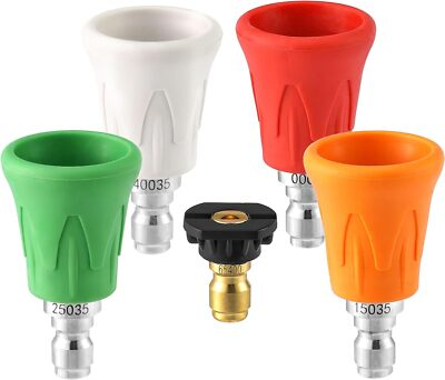 #ad Pressure Washer Nozzle Guard Stainless Steel High Power Washer Nozzle Tips Se... $33.70