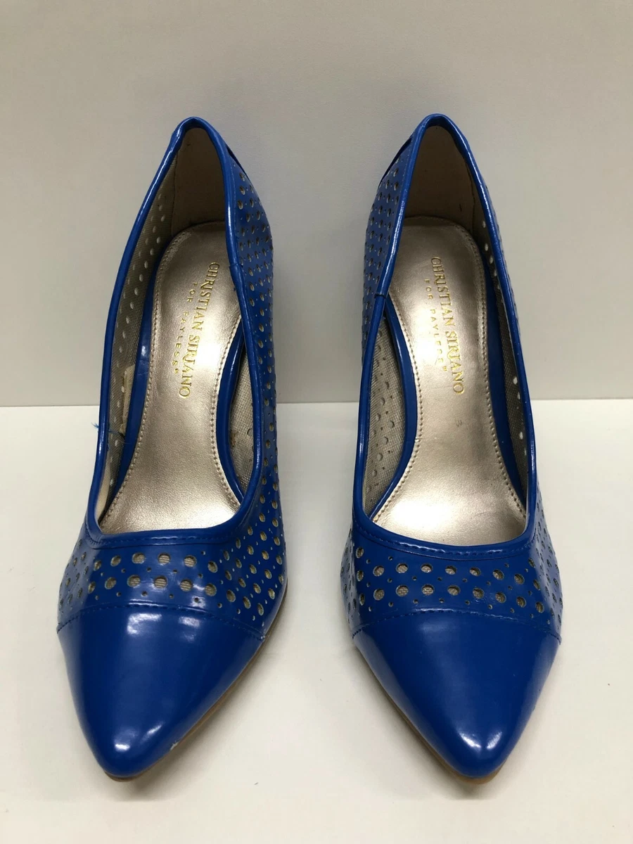Christian siriano hotsell blue heels