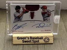2018 Panini Flawless Rafael Devers / Rhys Hoskins Dual Auto 13/15 Sox, Phillies
