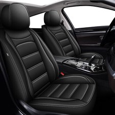For Jeep Liberty 2007-2012 Car 5 Seat Cover Cushion Full Set Fuax Leather Black