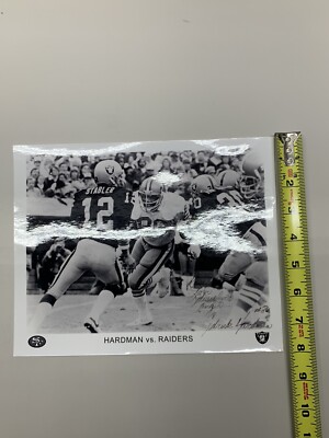 NWT San Francisco 49ers Vintage Cedrick Hardman R.I.P #86 Autographed 90s Logo 7 CEDRICK HARDMAN 49ERS FRAMED 8X10 PHOTO CARD 12X15  main image 4