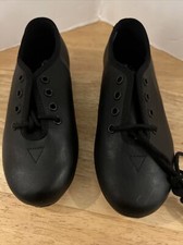 NEW- Dance Now Student Tap Shoe, DN3710G in Black, Child's Size 9M