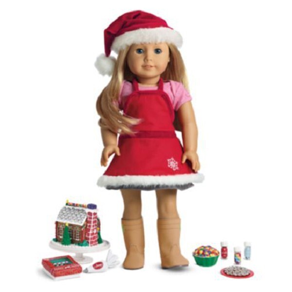 American Girl Doll Sugar and Spice Baking Set-Christmas Gingerbread-New