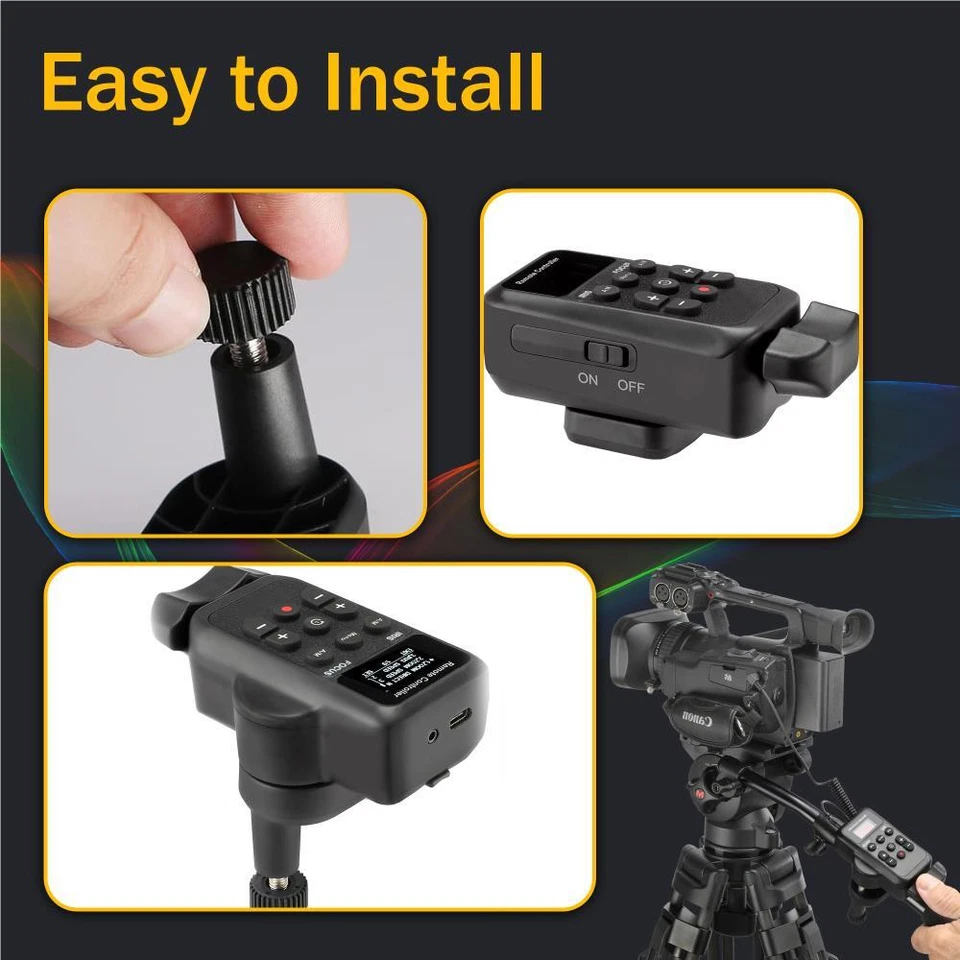 Control remoto zoom videocámara cable de resorte conector de 2,5 mm para Sony Panasonic Lanc Foto 3 de 4