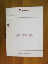 Because Teshhemacher/d'Hardelot G Minor Med Voice 1962 Sheet Music