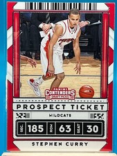 2020-21 Panini Contenders Draft Picks - Stephen Curry #1 Prospect Ticket