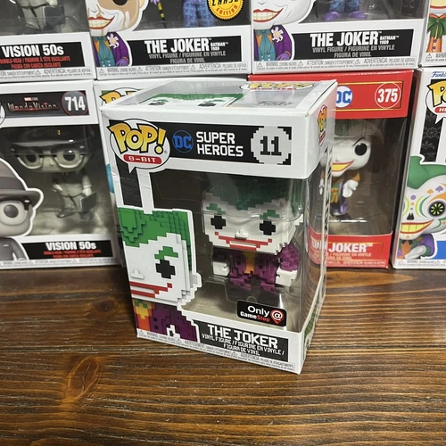 Funko Pop! DC Super Heroes The Joker GameStop 8-Bit 11