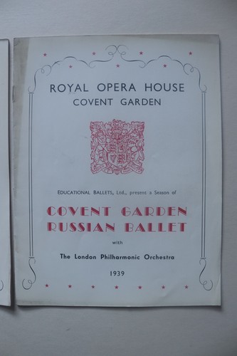 Royal Opera House Covent Garden Russian Ballet programmes 1939 London Orchestra - Picture 8 of 10