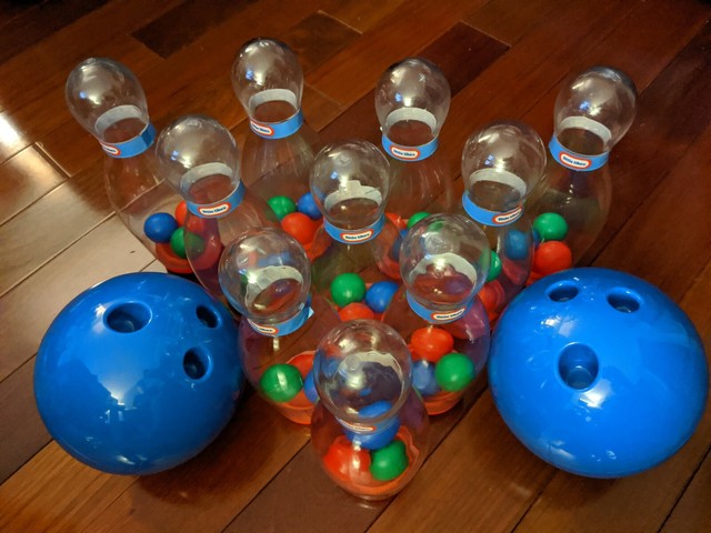 little tikes football basketball bowling