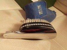 Vintage Swank Germany Telescoping Folding Shoe Horn  Brush