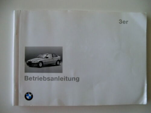 BMW mode d'emploi Allemagne Série 3 E36 Compact MJ 1994 01409788050 - Photo 1/1