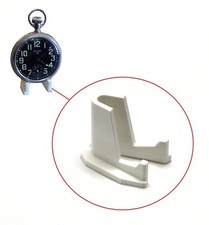 1 PIECE NEW POCKET WATCH WHITE DISPLAY PLASTIC STAND HANGER HOLDER CASE STORAGE
