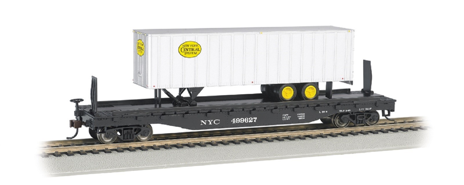 Wagon plat Bachmann 16703 remorque NYC HO 1/87 haute fidélité