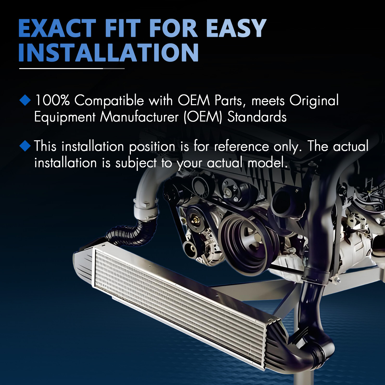 17517600531 Intercooler/Charge Air Cooler For BMW F22 F23 F30 328i 2.0 2012-2016