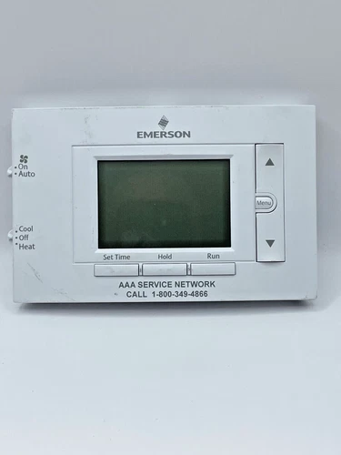Emerson 7 Day Programmable Digital Thermostat Single Stage 5" Backlit Display