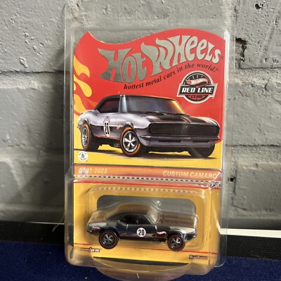Hot Wheels RLC Red Line Club Custom Camaro 2002-2022 20 Jahre Chrome Exclusive