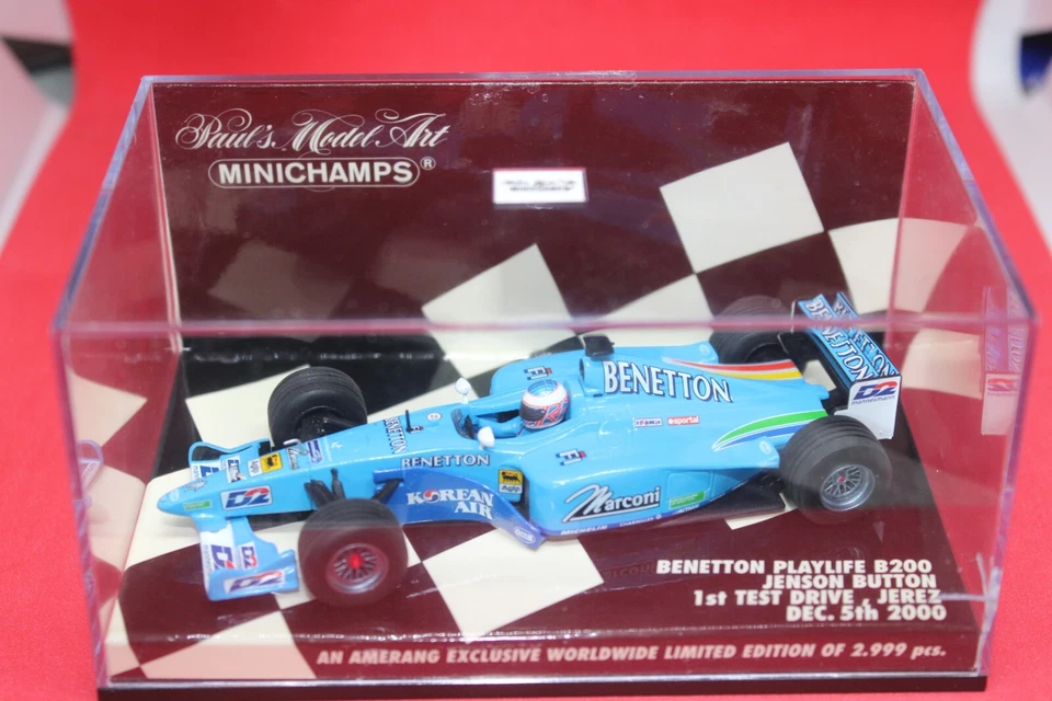 1/43 Benetton Playlife B200 (2000) - ## J. Button - MINICHAMPS - Immagine 2 di 4