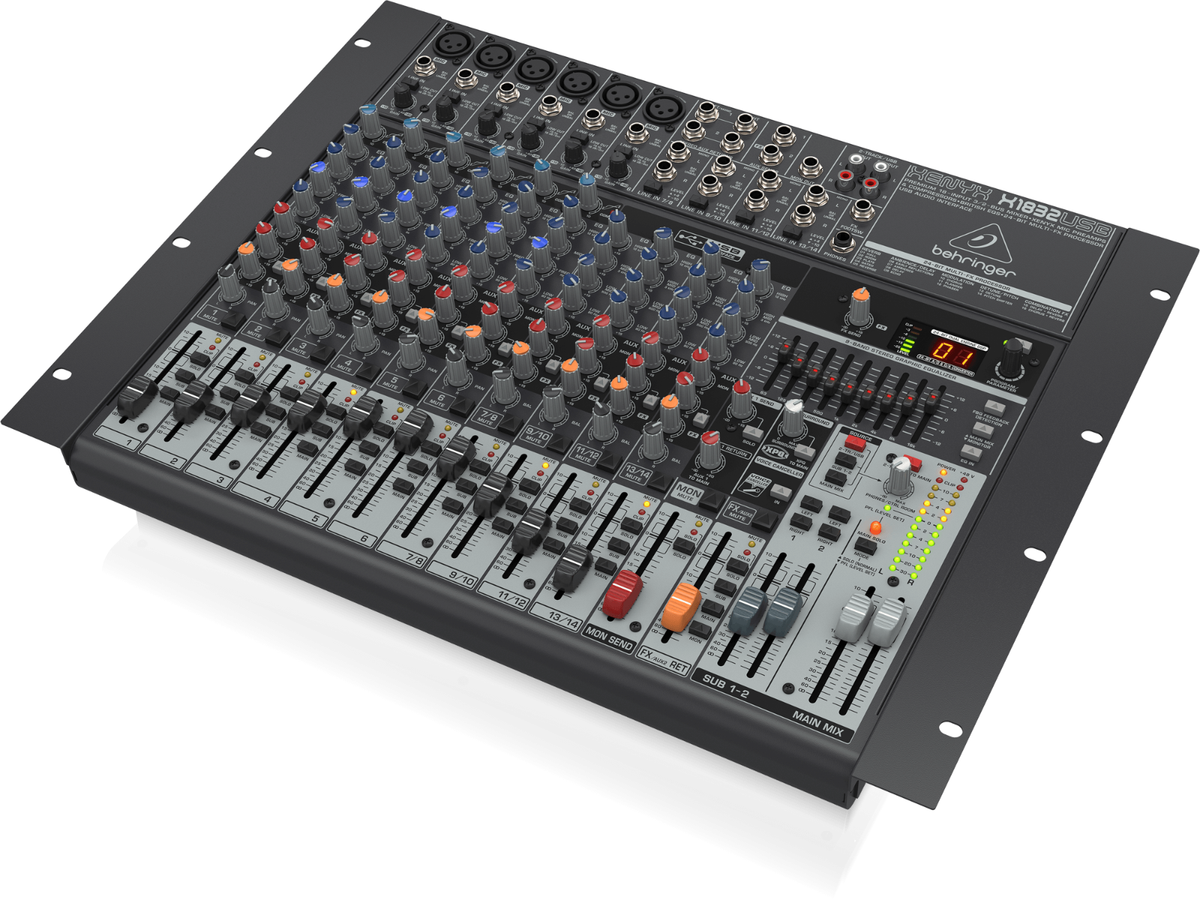 サンラメラ Behringer Xynex X1832USB 18-Input 3/2-Bus Mixer w/ Mic Preamps