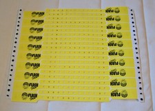 100 Vinyl Kontrollarmbänder Wristbands Bracelets