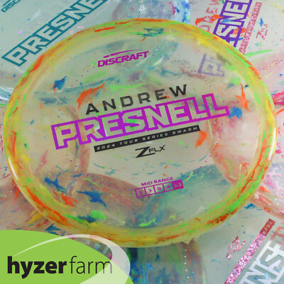 Discraft 2024 TOUR PRESNELL ZFLX JAWBREAKER SWARM *pick your fave!* Hyzer Farm