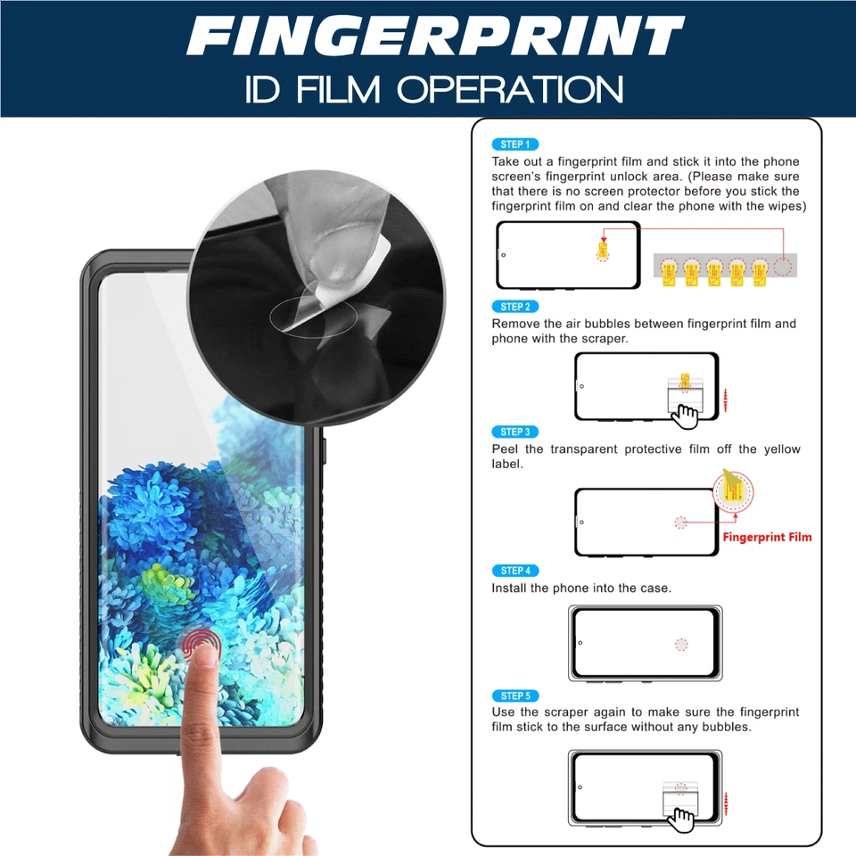 Funda Impermeable para Galaxy S20 / 20 Plus / S20 Ultra 5G Serie Antigolpes Cubierta Foto 2 de 4